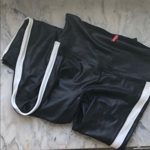 Spanx Faux Leather Side Stripe Legging
